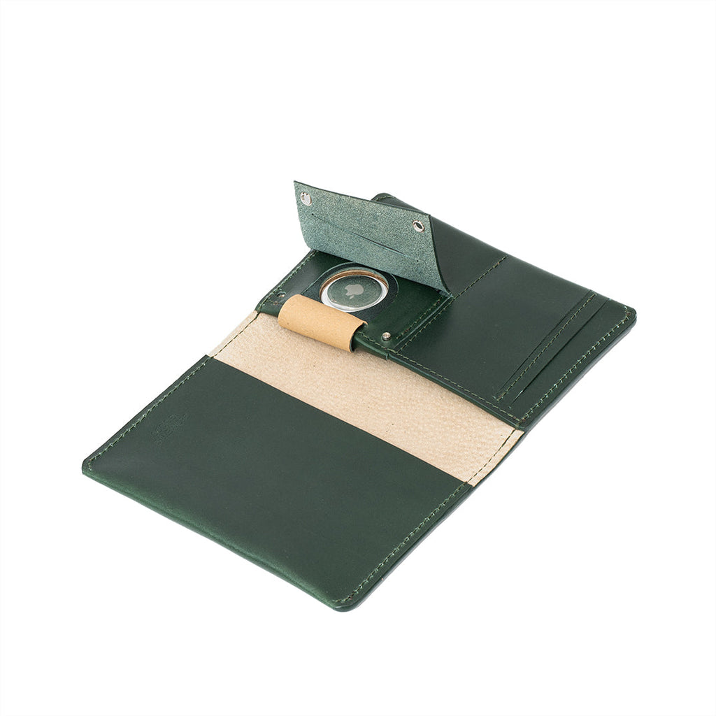Leather Passport Holder for AirTag