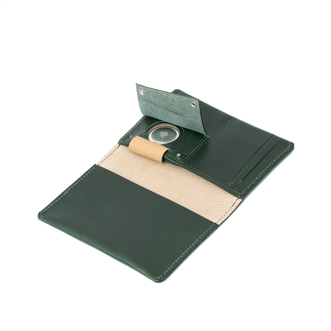 Leather Passport Holder for AirTag