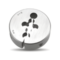 Bordo 3/8" x 19 BSPF 2" Chrome Button Die
