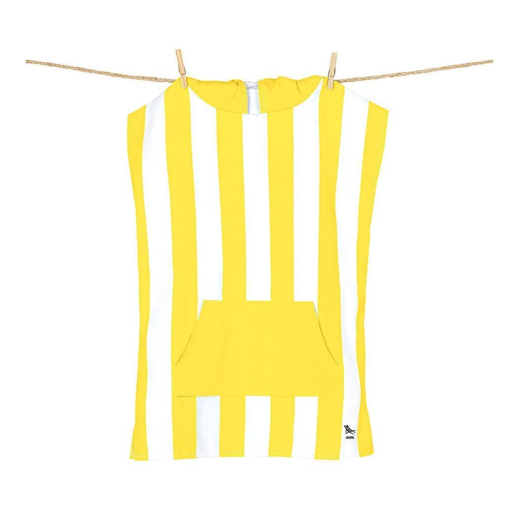 Dock & Bay KIDS Poncho Hooded Towel -Mini Cabana Collection-Boracay Yellow S (4-7yrs)