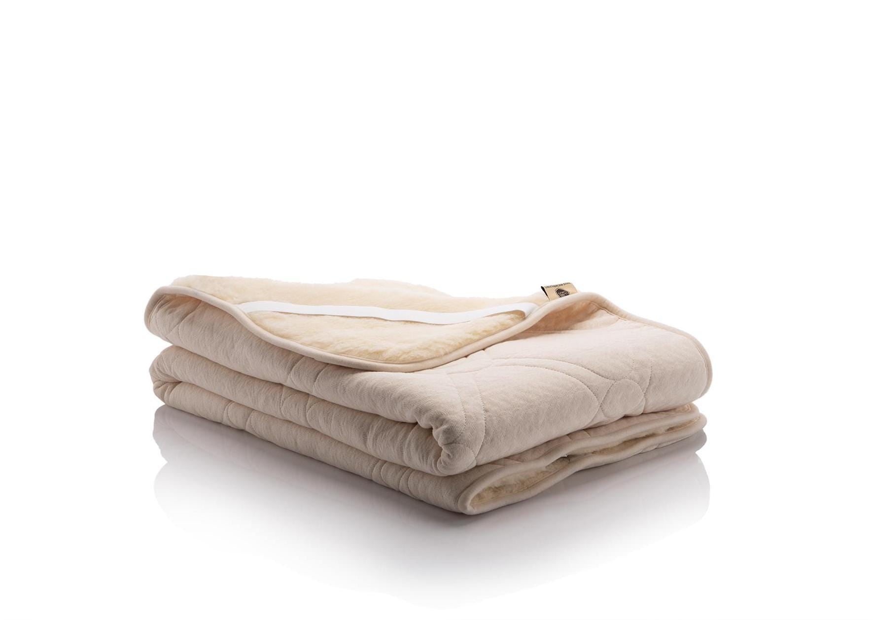 Reversible Hemp and organic cotton and Merino wool mattress pad, UK sizes