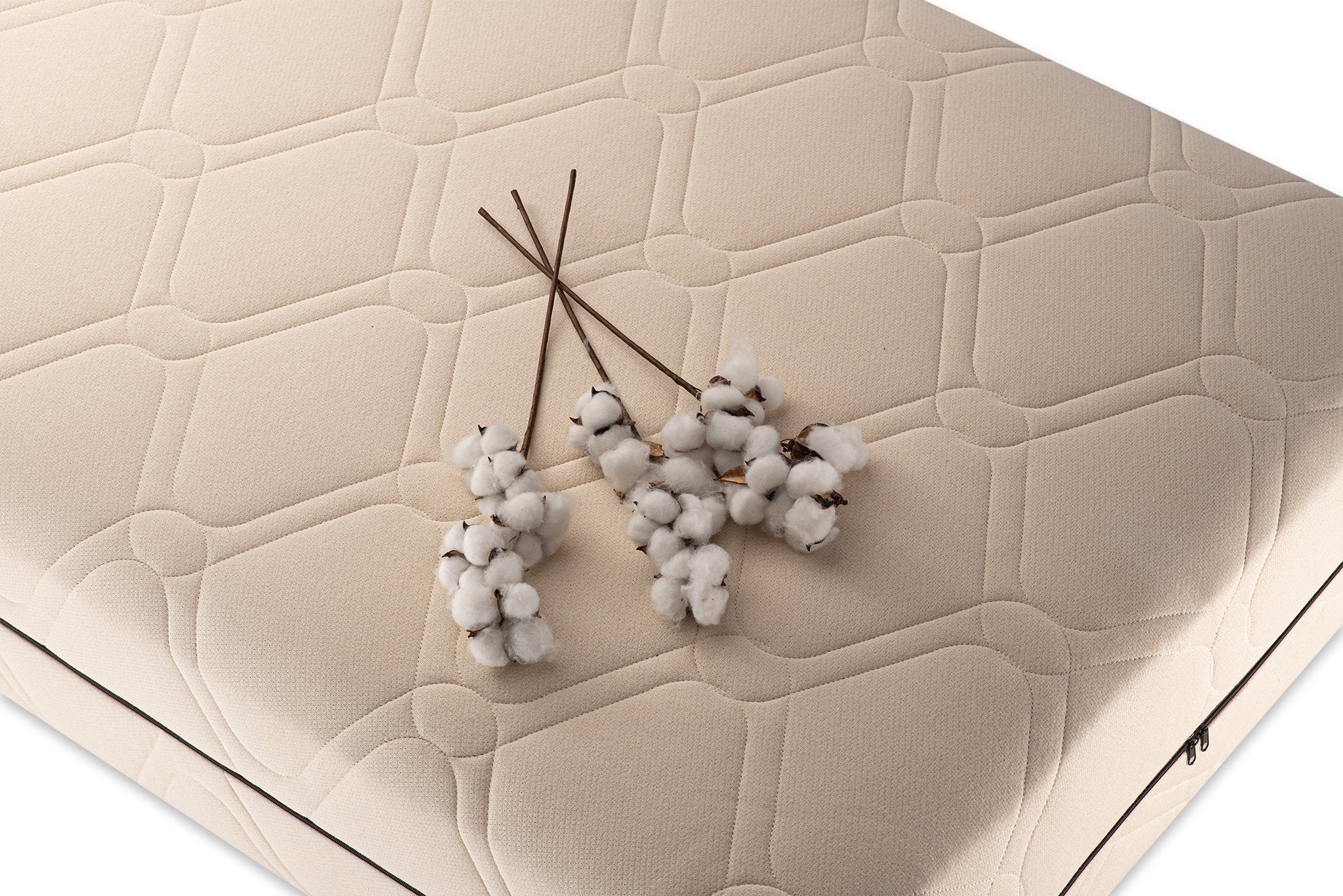 The Woolland Organic cotton and wool mattress cover US size