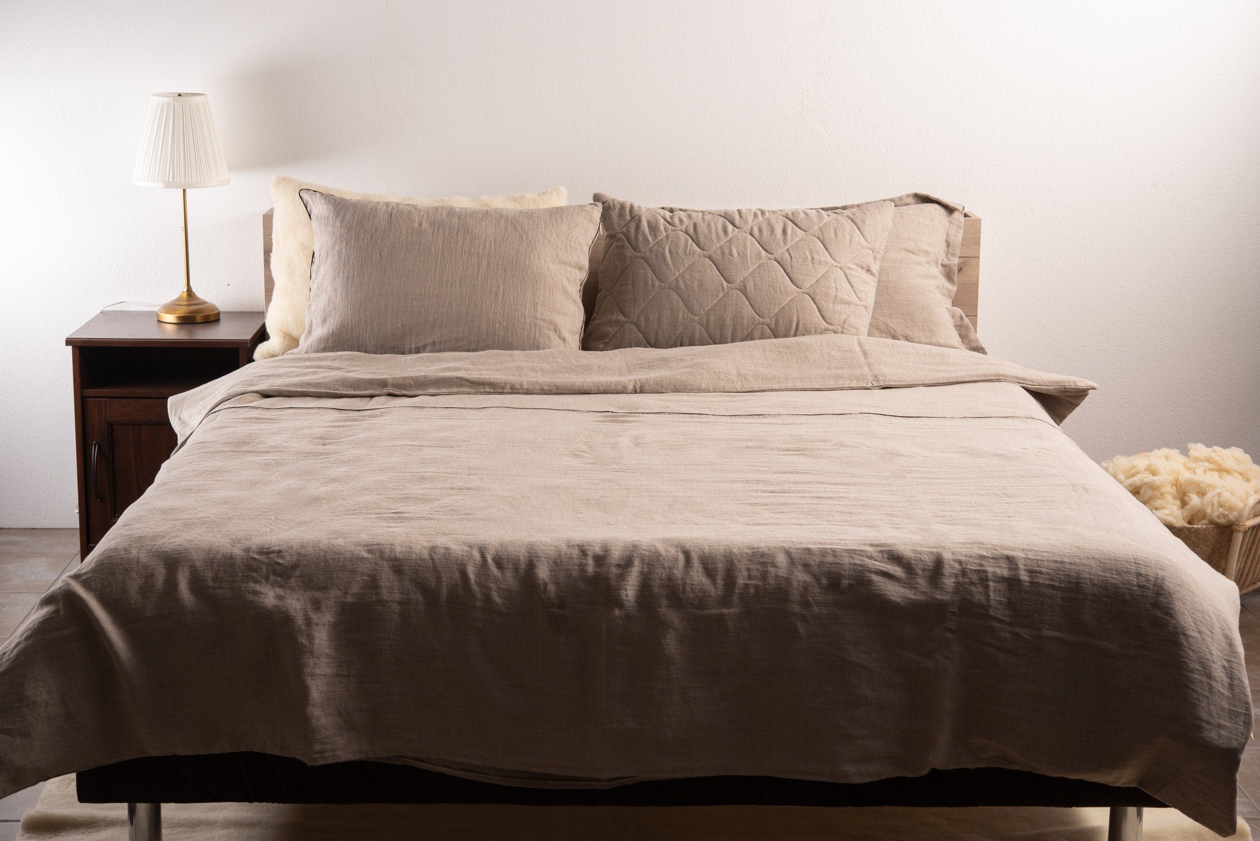 Natural linen duvet cover, US SIZES