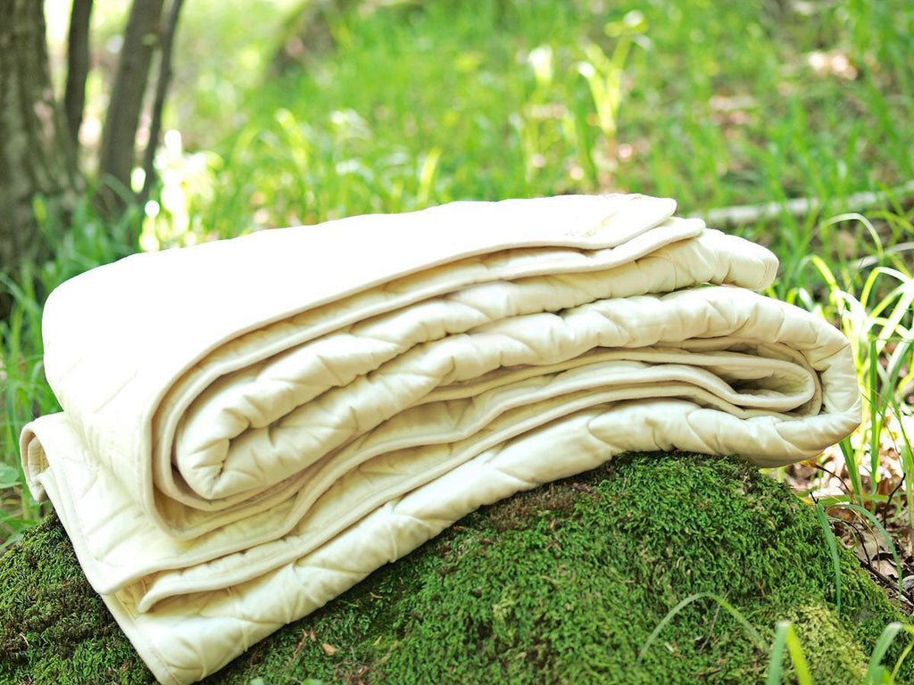Woolland Merino Wool Quilt – Cotton Sateen surface and 350 gsm Wool Batting