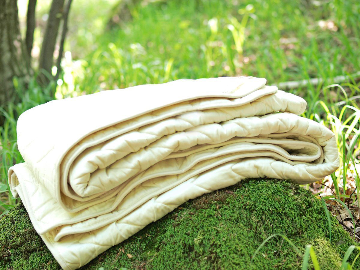 Woolland Merino Wool Quilt – Cotton Sateen surface and 350 gsm Wool Batting