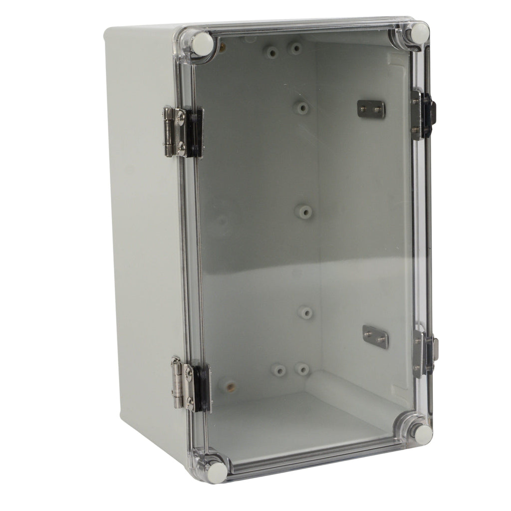 ABS IP66 Clear Lid Hinge Junction Box 150 x 250 x 130mm