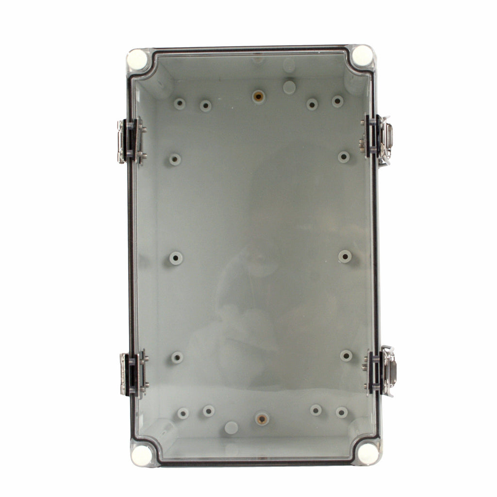 ABS IP66 Clear Lid Hinge Junction Box 150 x 250 x 130mm