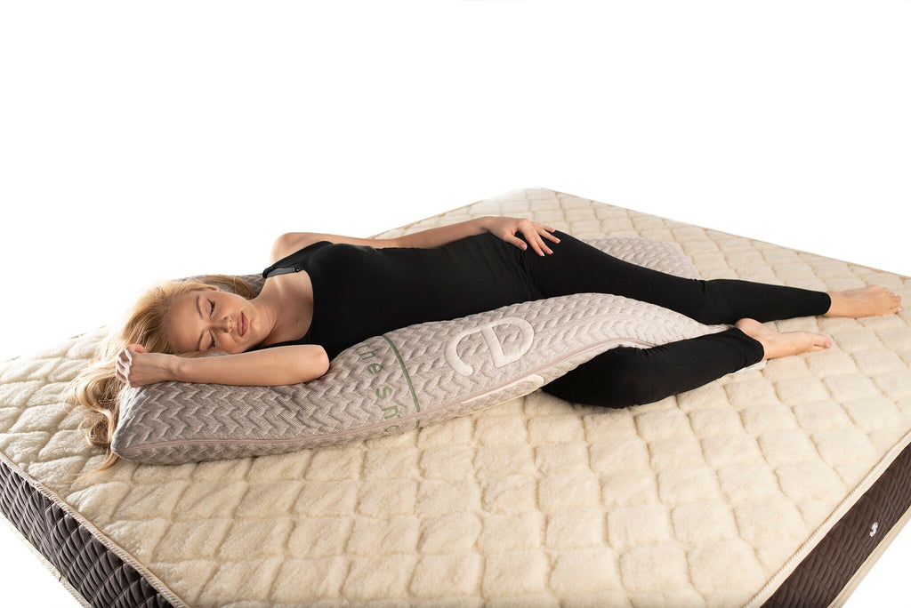 The Woolland  Hemp and Wool Pregnancy Pillow, U Shaped