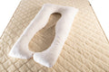 The Woolland  Hemp and Wool Pregnancy Pillow, U Shaped